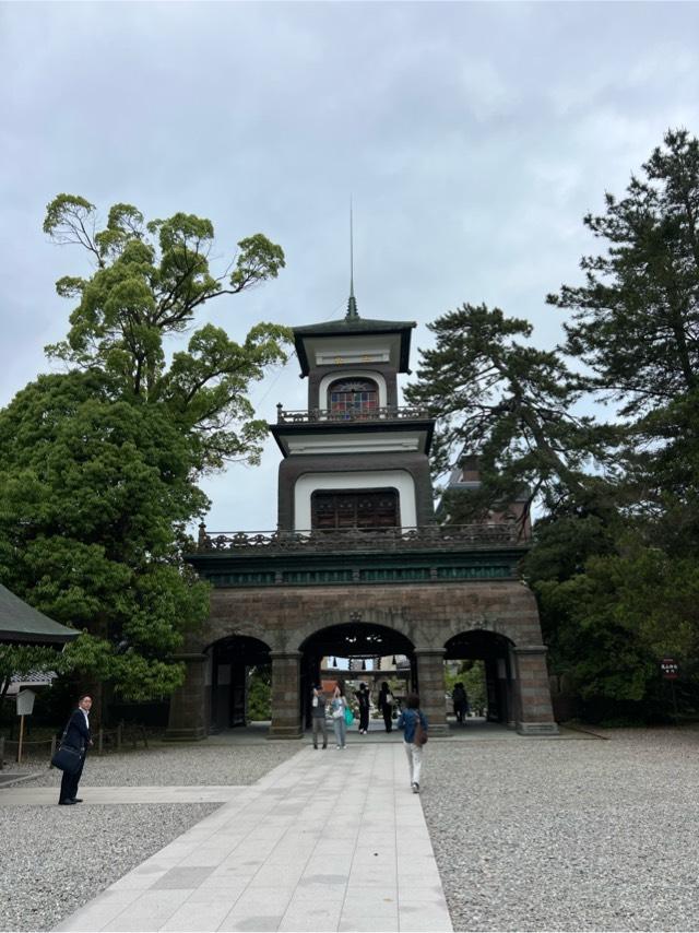 神門（尾山神社　境内）の参拝記録1