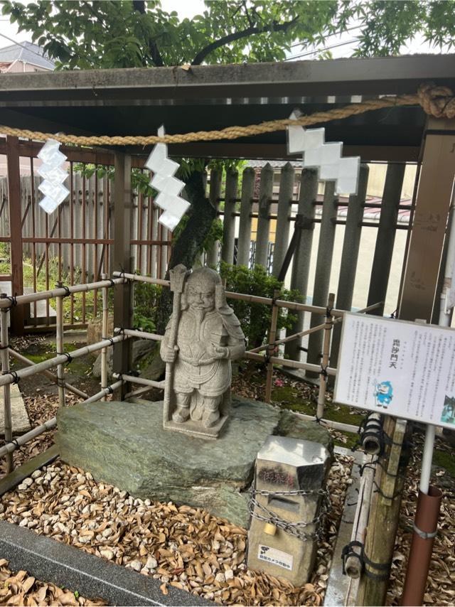 毘沙門天（八幡神社境内）の写真1