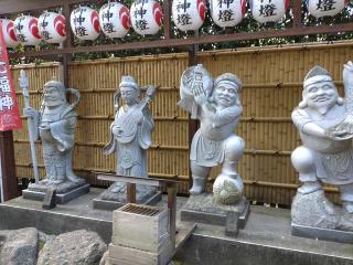 中野七福神【一ヶ所七福神】（中野沼袋氷川神社 境内）の参拝記録(りゅうじさん)
