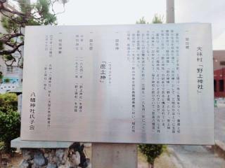 野上神社の参拝記録(miyumikoさん)