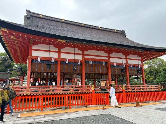 外拝殿の参拝記録1