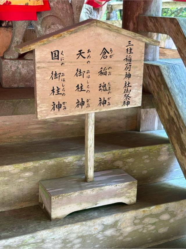 奈良県十津川村玉置川 三柱神社（玉置神社摂社）の写真2