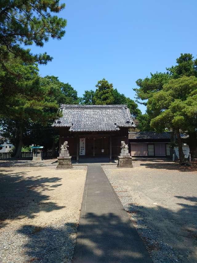 静岡県磐田市豊浜中野７４３ 白山神社の写真1