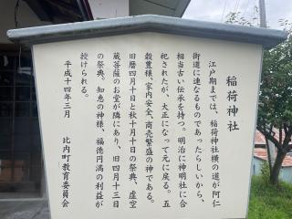 稲荷神社の参拝記録(MA-323さん)