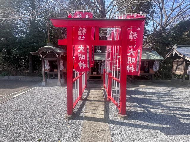 稲荷大明神(金ヶ作熊野神社境内)の参拝記録1