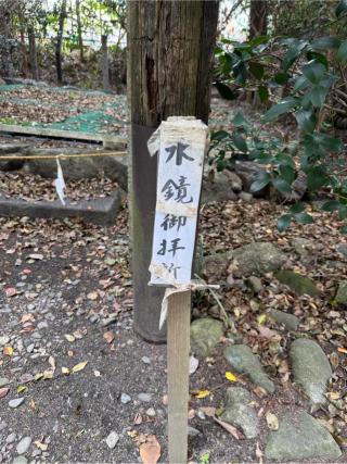 水鏡御拝所（箕曲中松原神社境内）の参拝記録(⛩️🐍🐢まめ🐢🐍⛩️さん)