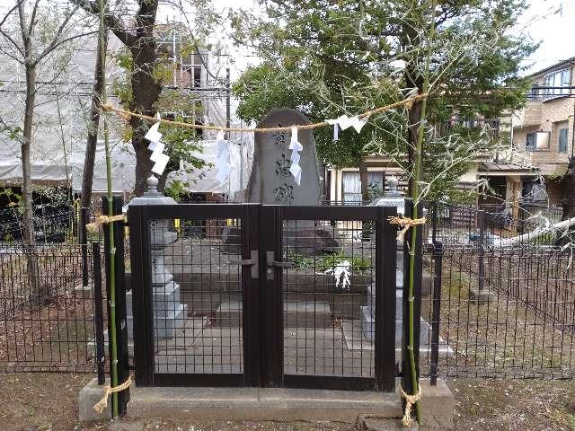 彰忠碑(諏訪神社境内碑)の写真1