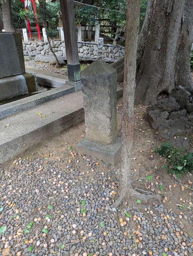 庚申塔(駒繋神社境内)の参拝記録3