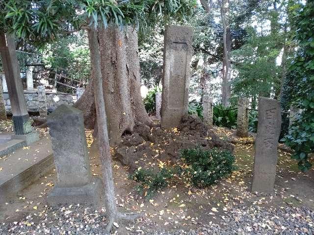 百度石（駒繋神社境内）の参拝記録1