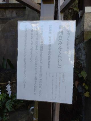 御祠石（幸稲荷神社境内）の参拝記録(りゅうじさん)