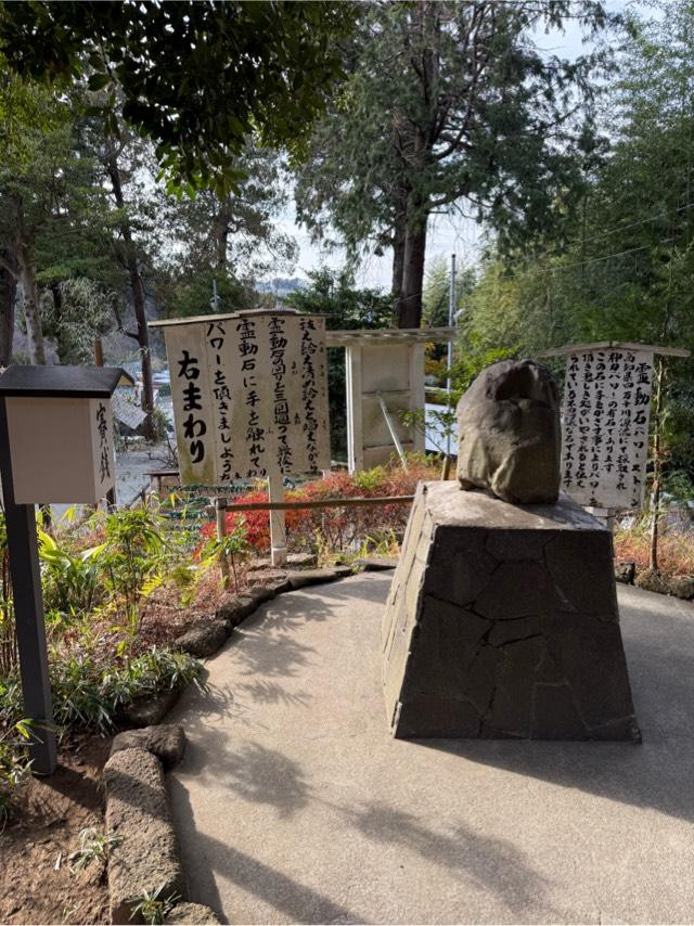 霊動石（思金神社　境内）の写真1