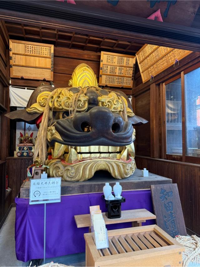 厄除天井大獅子（波除神社　境内）の参拝記録1