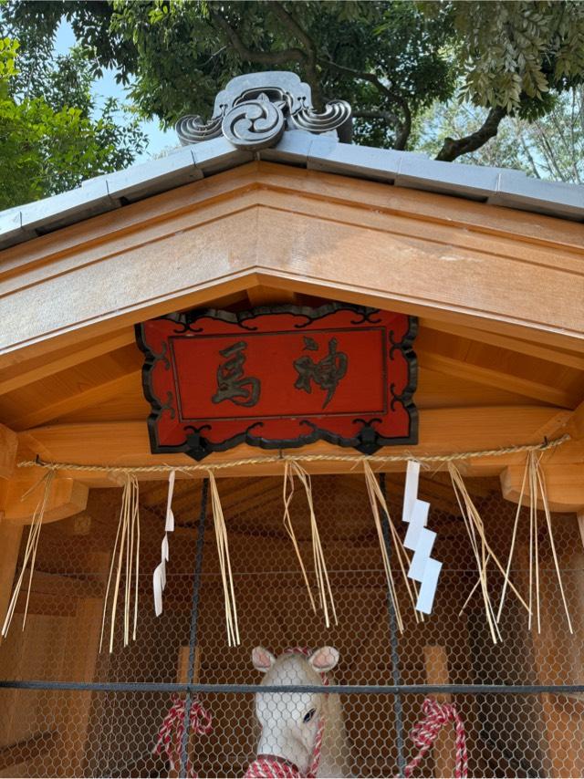 神馬（御香宮神社境内）の写真1
