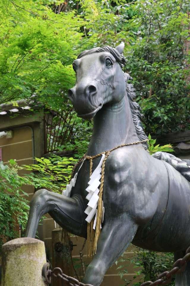神馬像（粟田神社境内）の参拝記録1