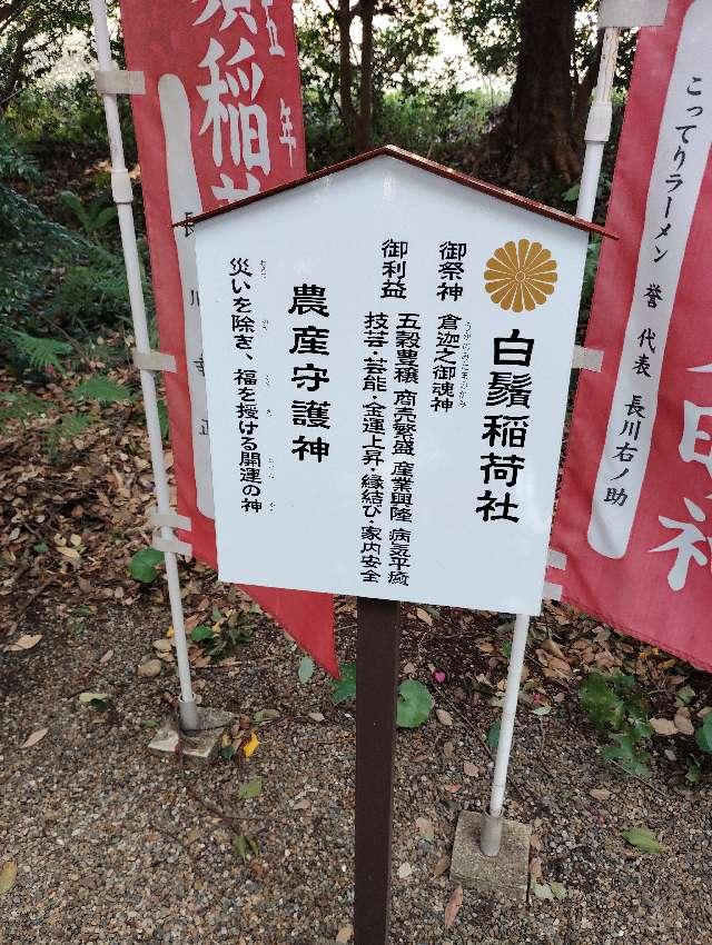白鬚稲荷神社（白鬚神社境内社）の参拝記録1