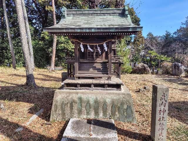 武内神社（奈良橋八幡神社境内）の参拝記録1