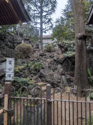 上落合富士浅間神社の参拝記録(はくすみさん)
