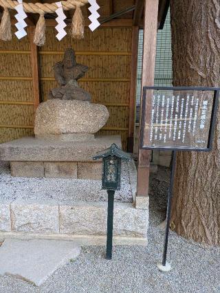 楠木正成公像（田無神社境内）の参拝記録(ヒロさん)