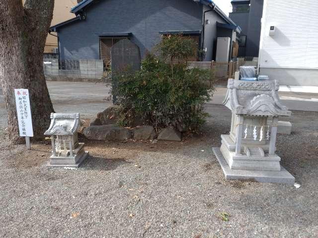 十二柱神社境内社（指定保存樹木左側）の参拝記録1