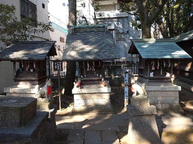 熊野稲荷八幡三社（荏原神社境内社）の写真1