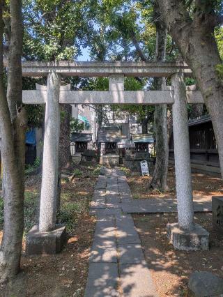 熊野稲荷八幡三社（荏原神社境内社）の参拝記録(はくすみさん)