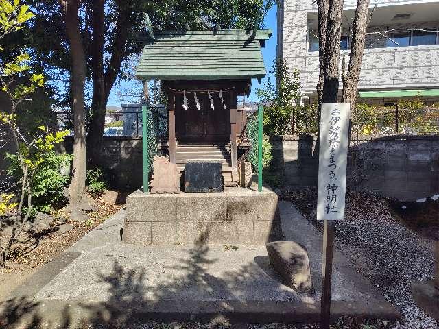 神明社（穴切大神社境内）の写真1