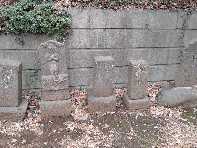 庚申塔・道祖神（日吉神社境内）の写真1