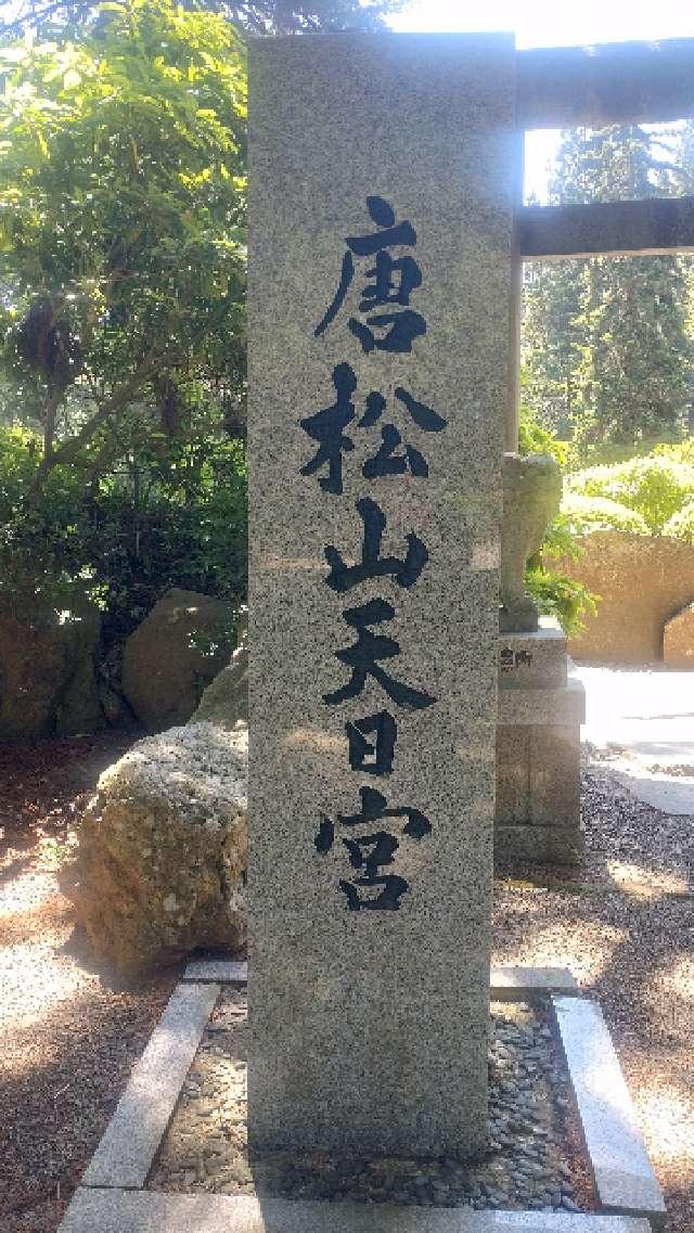 唐松山天日宮の写真1