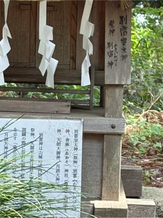 別雷皇太神の参拝記録(こーちんさん)