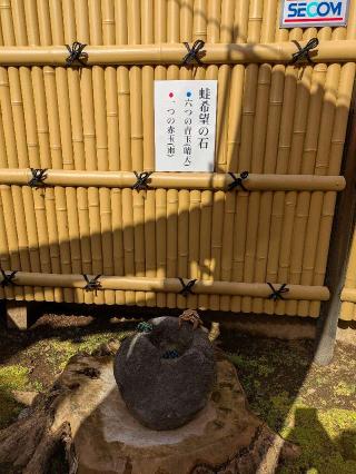 蛙希望の石（高円寺氷川神社 境内）の参拝記録(🌈🐦‍🔥🐉⛩️ヒロ⛩️🦄🪽✨さん)