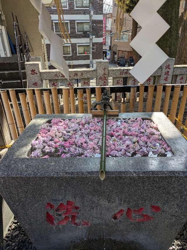 高円寺氷川神社 手水舎の参拝記録1