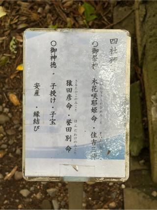 四柱神社の参拝記録(こーちんさん)