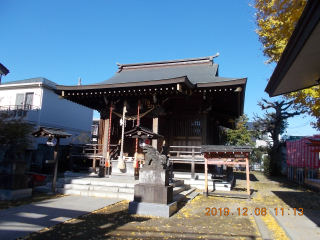練馬白山神社の参拝記録(ムンクさん)