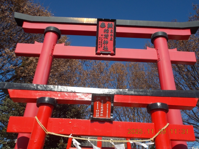東本庄稲荷神社の参拝記録(ムンクさん)