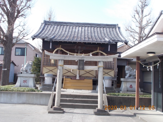 保木間山王神社の参拝記録(ムンクさん)