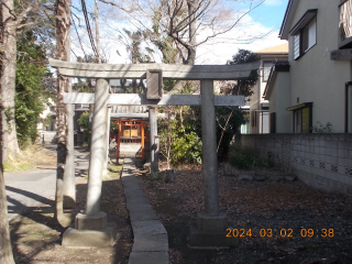 粂森稲荷神社の参拝記録1