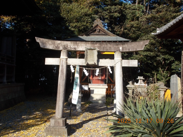 織姫神社（長柄神社境内）の参拝記録1