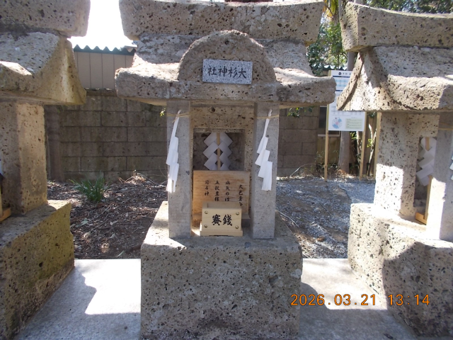 大杉神社(平柳星宮神社境内社)の参拝記録2