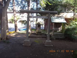 雷電神社(槐戸八幡神社境内社)の参拝記録1