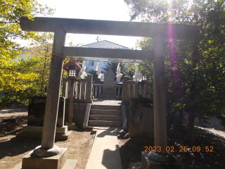 山積神社(野火止氷川神社)の参拝記録(ムンクさん)
