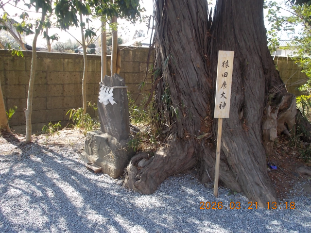 猿田彦大神(平柳星宮神社境内社)の参拝記録1