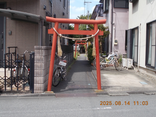 稲荷神社の参拝記録1