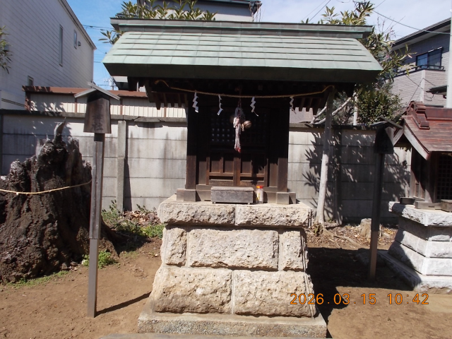 稲荷神社(熊野神社境内)の参拝記録1