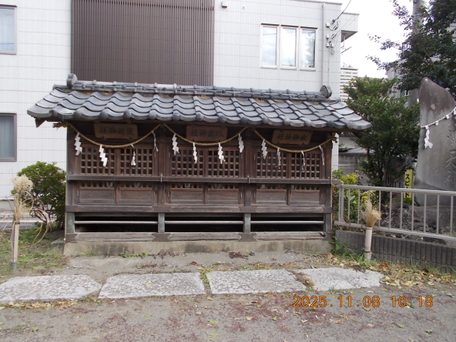 合祀社（本行徳八幡神社境内）の参拝記録1