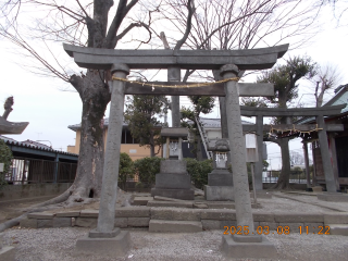 天神社（谷中稲荷神社境内）の参拝記録1