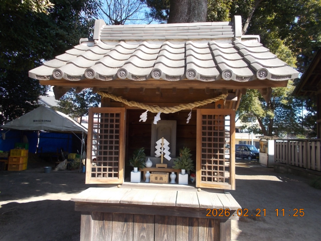 雷電神社（桶川稲荷神社境内）の参拝記録1