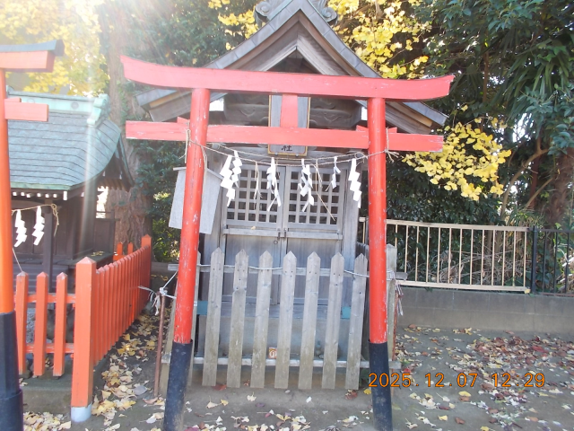 道念稲荷社（岸谷杉山神社境内）の参拝記録(ムンクさん)
