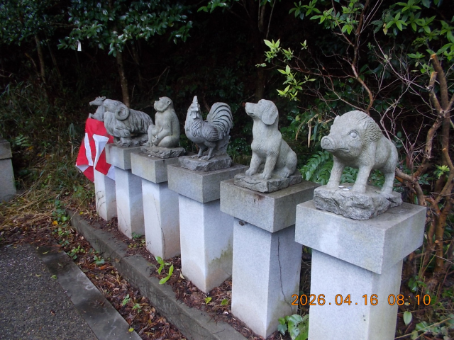 境内社（深浦神社境内）の参拝記録(ムンクさん)
