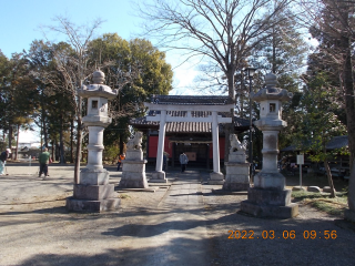 久下戸氷川神社の参拝記録(ムンクさん)