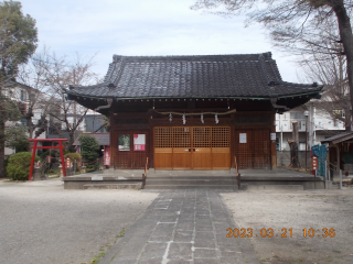 上戸田氷川神社の参拝記録(ムンクさん)